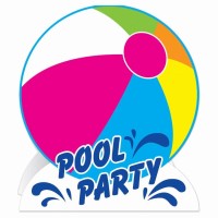 3D Pool Party Centerpiece