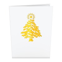 Lovepop Woodland White Christmas Popup Xmas Card Handcrafted 3D Festive Greeting Card Special Heartwarming Winter Greetin