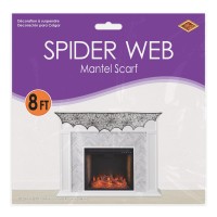 Spider Web Mantel Scarf