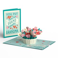 Lovepop You Put The Grand In Grandma Mothers Day Popup Card 5 X 7 Mothers Day Gift For Grandmother Popup Flower Basket