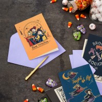 Hallmark Hocus Pocus Halloween Cards Assortment Sanderson Sisters 16 Cards And Envelopes