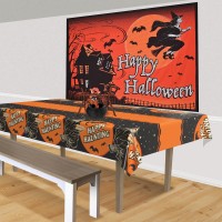 Vintage Halloween Fabric Backdrop