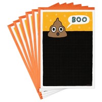 Hallmark Shoebox Funny Halloween Card 6 Cards With Envelopes Boo Poo Spooky Crap