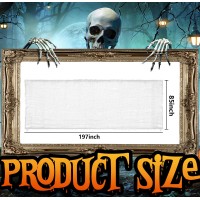 197 X 85 Halloween Creepy Cloth Halloween Spooky Fabric Cloth Scary Gauze Blood Creepy Cloth For Haunted House Halloween