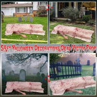 54Ft Halloween Decorations Outdoor Dead Props Showing Right Hand Only Scary Hallowmas Back From The Grave Victim Prop For Hau