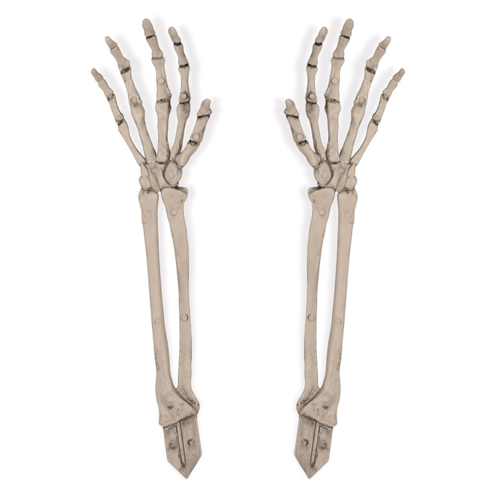 Plastic Skeleton Hand Yard Stakes