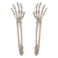 Plastic Skeleton Hand Yard Stakes