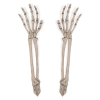 Plastic Skeleton Hand Yard Stakes