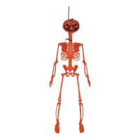 Plastic Pumpkin Skeleton