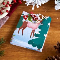 Christmas Woodland Scene Loooooong Card