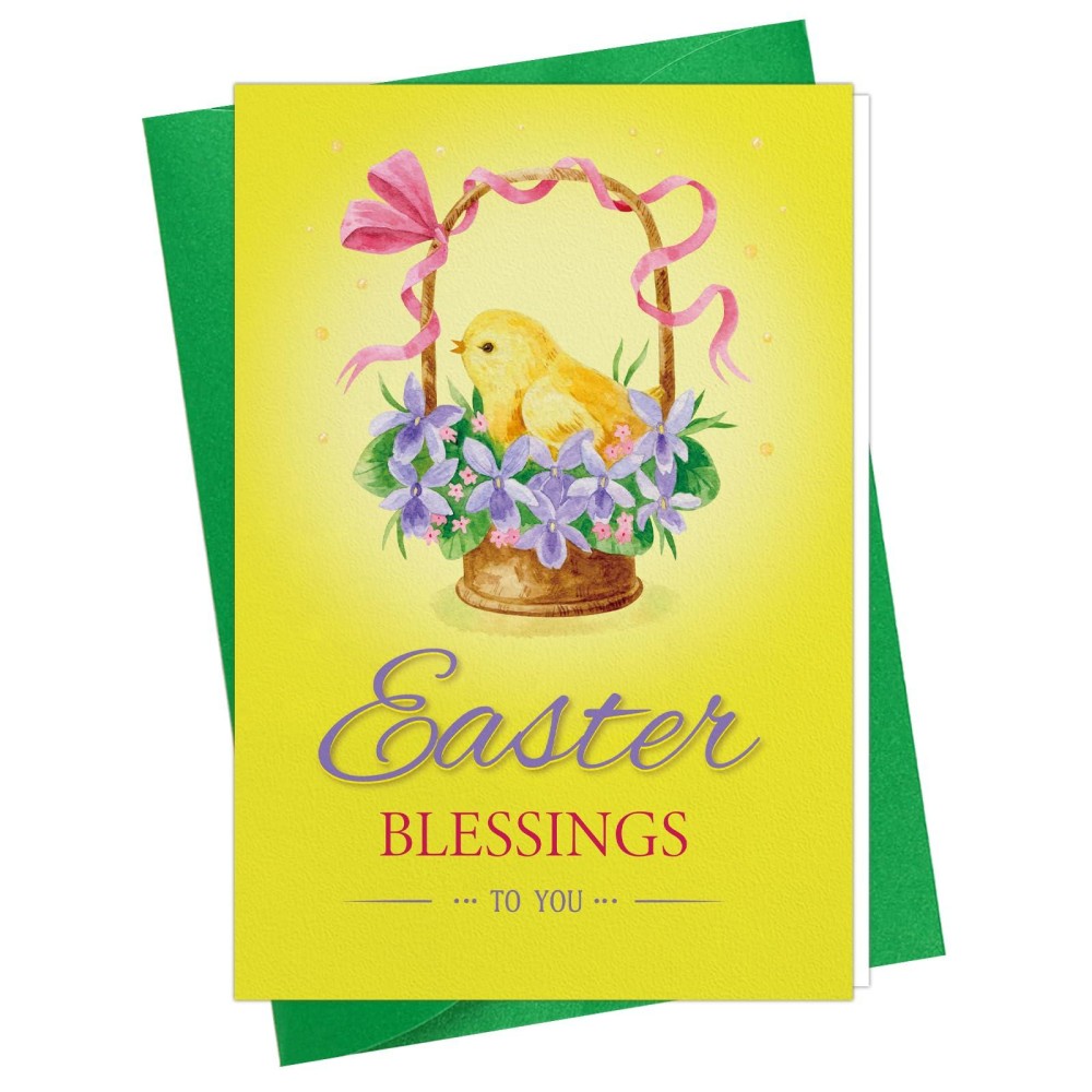 Whatsign Happy Easter Cards Easter Gift Cards Easter Blessings To You Easter Cards Easter Chicken Basket Easter Greeting Cards E