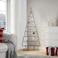 Vidaxl Metal Christmas Tree For Decoration Black 591