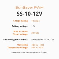 Morningstar Sunsaver 10A Pwm Solar Charge Controller 12V Battery Solar Controller Solar Electric Fence Charger Charge Cont