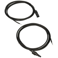 Renogy Rngak10Ft12 Adaptor Kit 10Ft 12 Awg Solar Cable Pv With Female And Male Black