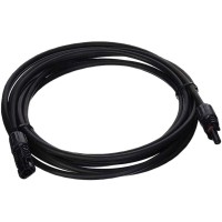 Renogy 5Ft 10Awg Solar Male And Female Connectors Extension Cablessingle Black