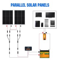 Ecoworthy Solar Connectors Y Branch Parallel Pv Adapter Cable Wire Plug Tool Kit For Solar Panelmfffmm