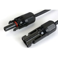 Temco 100 Red 100 Black 12 Awggauge Solar Panel Extension Cable With Mf Solar Connector Ends Variety Of Lengths Available