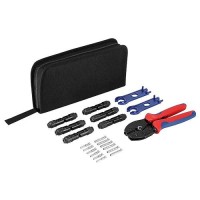 Bougerv Solar Crimper Tool Kit Crimper 6 Pairs Connectors Spanner Wrench For Solar Panel Cable Assembly And Installation