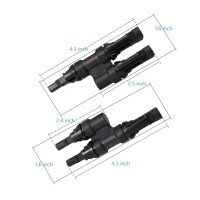 Linkpal Branch Connectors Connectors Y Connector In Pair Mmfffm For Parallel Connection Between Solar Panels