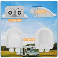 2 Pack Of Ip68 Waterproof Solar Cable Entry Gland By Restmo Weather Resistant Dual Cable Entry Housing For Solar Panels Of Rv