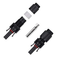 Ansxiy 40Pcs Solar Connectors With Male/Female Ip67 Waterproof Solar Panels Cable Connectors (20 Pairs Solar Connectors)