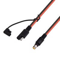 Dc 8Mm Male To Sae Connector Adapter 14 Gauge Cable Wire Compatible With Explorer 160 240 500 1000 Gz Portable Backup Power Stat