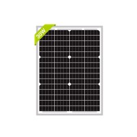 Newpowa 30W 24V Solar Panel Highefficiency Monocrystalline 24V Pv Module Designed For 24V Off Grid System Charge Your 24V Batt