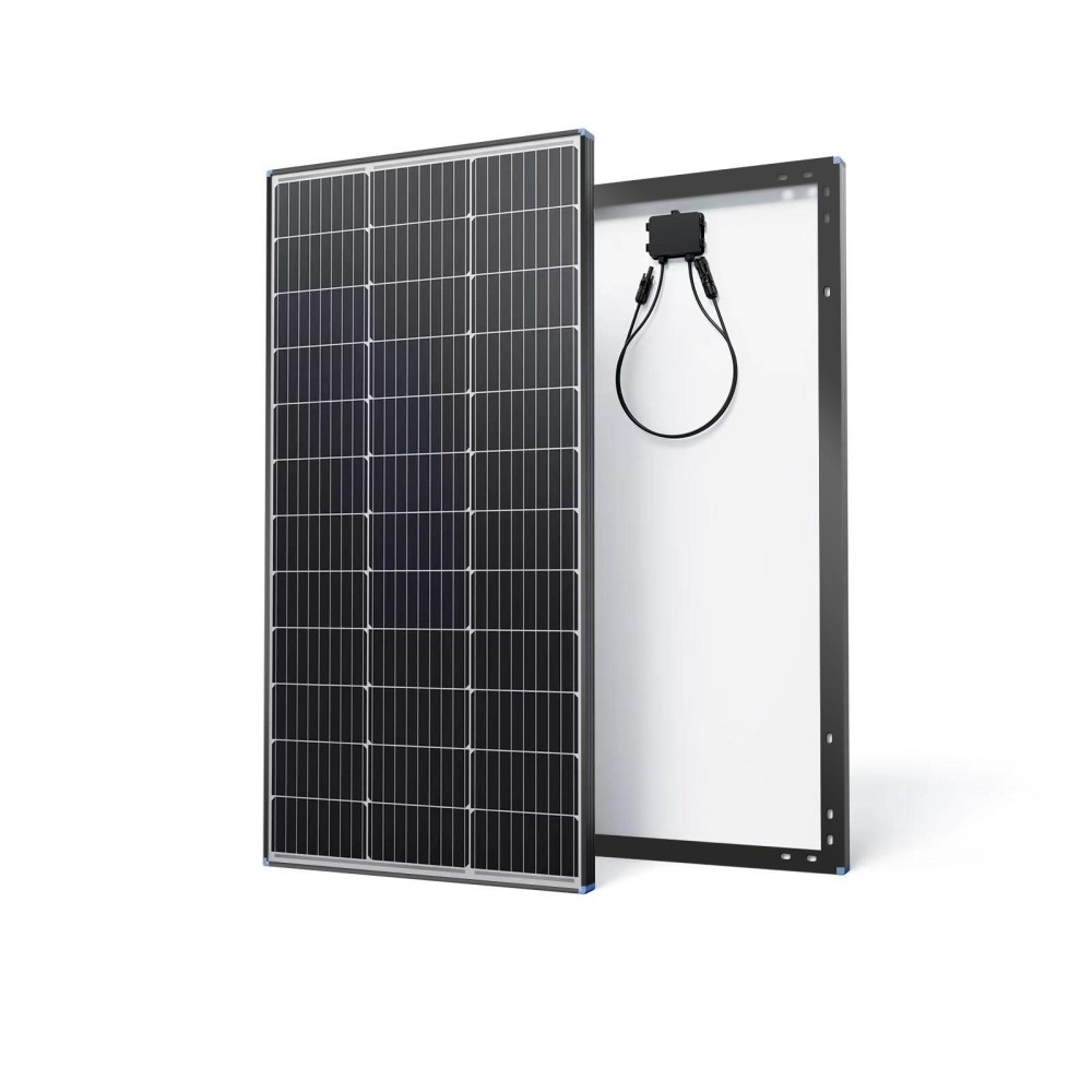 Renogy Solar Panel 100 Watt 12 Volt Highefficiency Monocrystalline Pv Module Power Charger For Rv Marine Rooftop Farm Battery