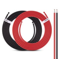 Solar Panel Wire Igreely 12 Gauge Wire 30Ft Black 30Ft Red 12Awg4Mm