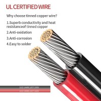 Elfculb 33Ft 10Awg Sae Power Socket Sidewall Port To O Ring Connecters Extension Cord Cable With 10A 15A 20A 25A 30A Fuse Compa