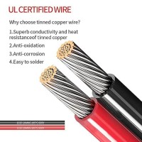 Elfculb 2Ft 10Awg Sae Battery Connectors Extension Cord Cable With 5 Fuse Compatible With Solar Generator Battery Charger Sae To