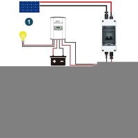 Dihool 30 Amp Solar Disconnect Switch Miniature Circuit Breaker With Din Rail Enclosure Outdoor Box For Solar Panels