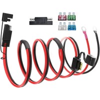 Sae Battery Connector Elfculb 10Awg Sae To O Ring Terminal Harness 2Pin Quick Disconnect Sae Battery Cable For Motorcycle Car W