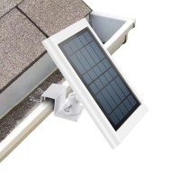 Gutter Mount For Ring Solar Panel Adjustable Weatherproof Aluminum Alloy Mount Bracket Perfect Angle To Get Adequate Sunlight