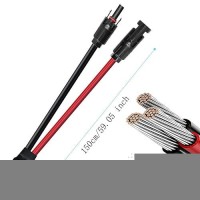 Zkeeshop Solar To Xt60I 10Awg Extension Cable Xt60If 6Mm2 Solar Cable Compatible For Portable Power Station 10Awg 5Ft