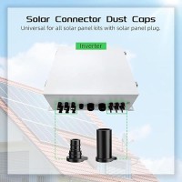 Bateria Power 10 Pairs Solar Connector Caps  Weather Resistant Dust Male And Female Cap For Solar Connectors