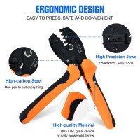 Ecoworthy Solar Crimper Tool Kit 13 Pcs Solar Tools A Crimper 10 Pairs Of Solar Connectors 2 Pairs Of Solar Connector Spann