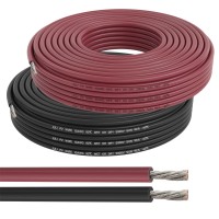 Firmerst 10 Gauge Photovoltaic Wire Solar Panel Cable Red And Black Each 100 Feet