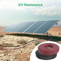 Firmerst 10 Gauge Photovoltaic Wire Solar Panel Cable Red And Black Each 100 Feet