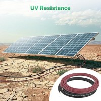 Firmerst 10 Gauge Photovoltaic Wire Solar Panel Cable Red And Black Each 10 Feet