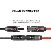 Ansoufien 10Awg Solar Panel To Anderson Connector Cable 20Ft  Solar Extension Cable Compatible With Solar Connector And Anderson Connector For Yeti Portable Power Station  Solar Powered Battery