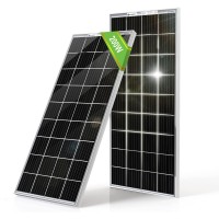 Ecoworthy 200 Watt Bifacial Solar Panel 2Pcs 100 Watt 12 Volt Monocrystalline Solar Panel Module Off Grid Pv Power For Home Ca