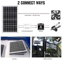 Ecoworthy 12V 2Pcs Solar Panel 10W Solar Panel Battery Charger Portable For Vehicle Gate Opener Electrical Fence Chicken Coop L