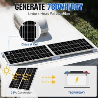 Eco-Worthy 195 Watt Solar Panel 12 Volt Monocrystalline Solar Panel High Efficiency Pv Module Power Charger For Sunsheds  Canopies  Rvs  Farms And Other Off-Grid Applications