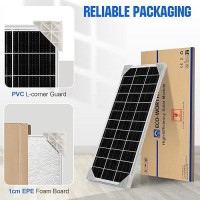 Eco-Worthy 195 Watt Solar Panel 12 Volt Monocrystalline Solar Panel High Efficiency Pv Module Power Charger For Sunsheds  Canopies  Rvs  Farms And Other Off-Grid Applications