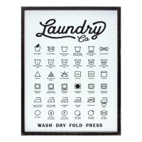 Wooden Laundry Sign