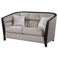 Zemocryss Beige Fabric Loveseat by Acme