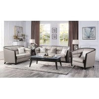 Zemocryss Beige Fabric Loveseat by Acme