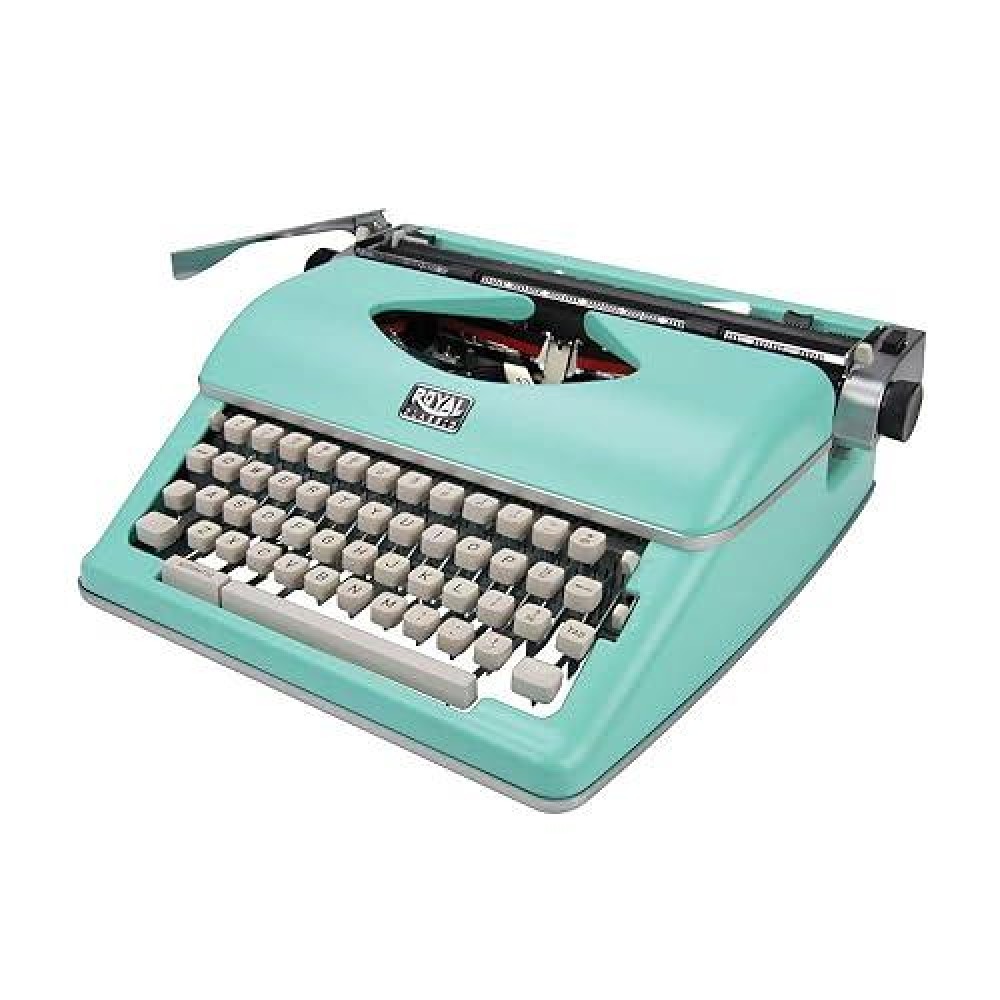 Royal 79101T Classic Manual Typewriter (Mint Green)