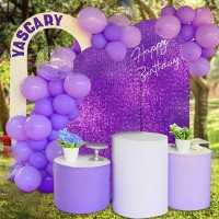 Purple Wedding Arch Cover 6Ft Glitter Arch Backdrop Covers Spandex Fitted Covers For Halloween Party Banquet Baby Shower Decor